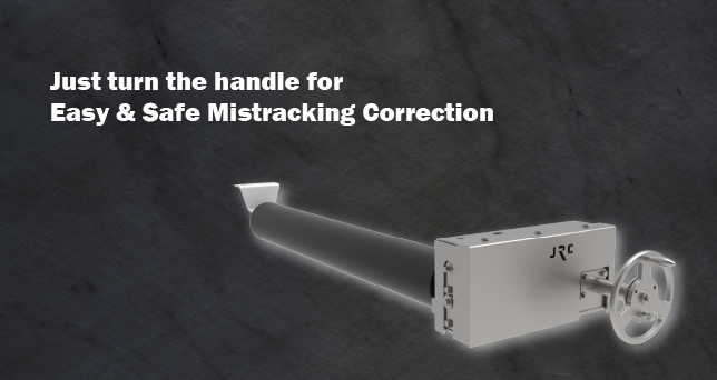 Just turn the handle for Easy & Safe Mistracking Correction