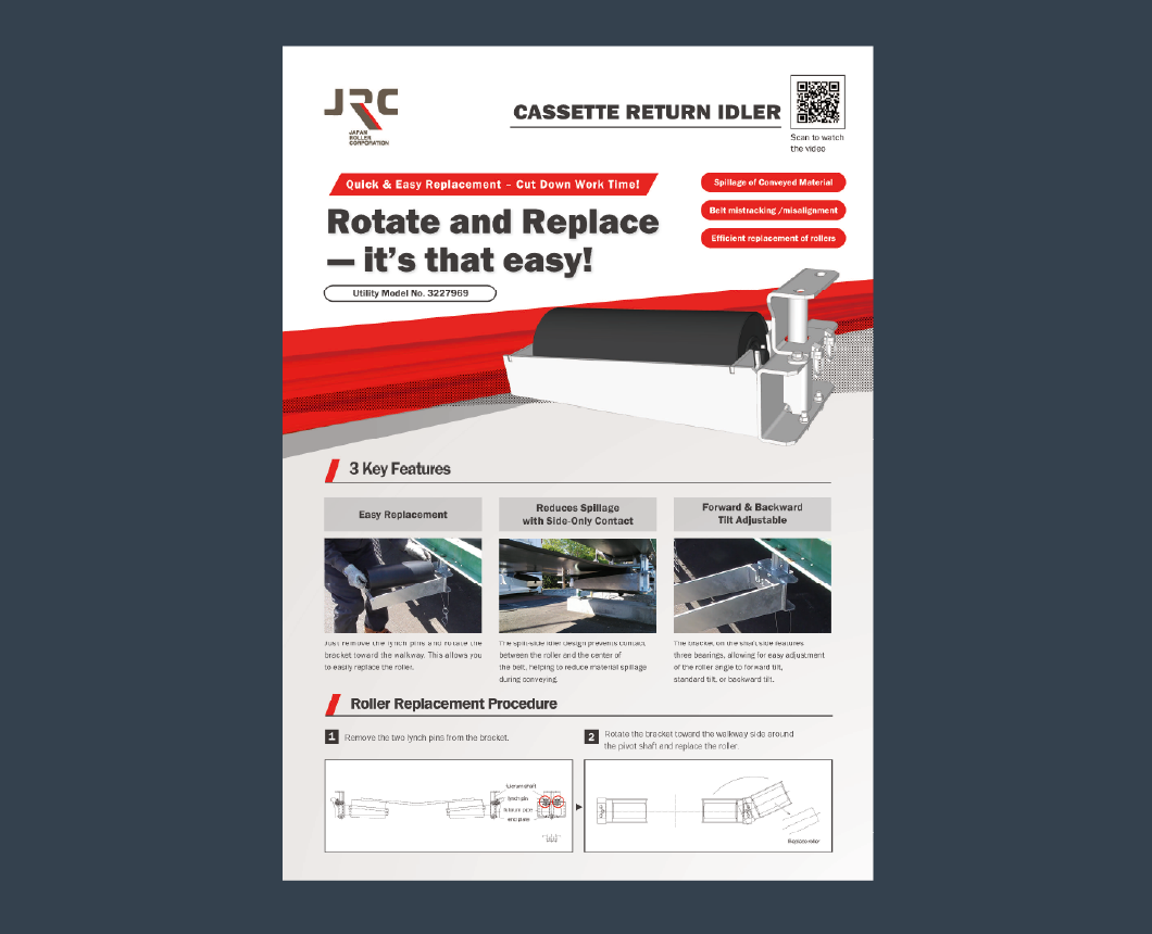 CASSETTE RETURN IDLER
